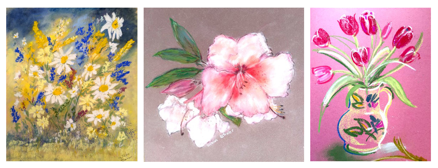 Flower painting in pastels - May 2026