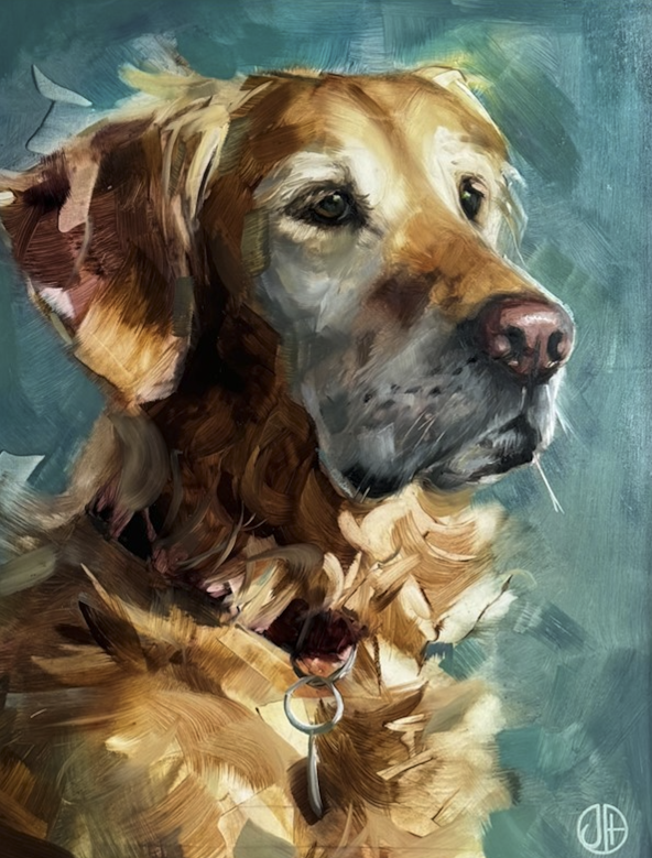 Wantage Art Group - Jill Hobbs - Painting Dogs in Acrylics